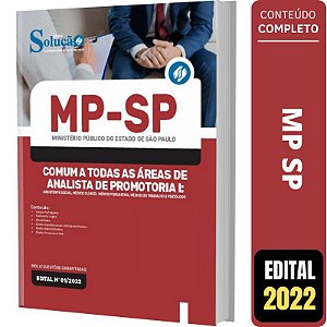 Concurso MP-SP - Analista - 2022