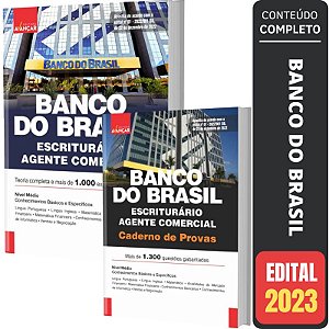 Kit Apostila BANCO DO BRASIL - ESCRITURÁRIO + Provas