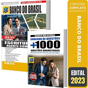 Kit Apostila Banco Do Brasil Escriturário + Questões