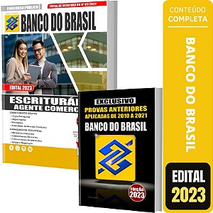 Kit Apostila Concurso Banco Do Brasil Escriturário + Provas