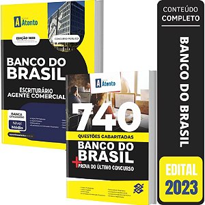 Kit Apostila + Caderno Testes Escriturário Banco Do Brasil