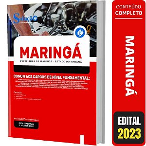 Apostila Maringá PR - Comum Cargos de Nível Fundamental