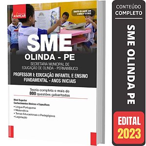 Apostila SME OLINDA PE - PROFESSOR 1 - EDUCAÇÃO INFANTIL