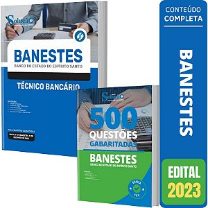 Kit Apostila Concurso BANESTES Técnico Bancário + Testes