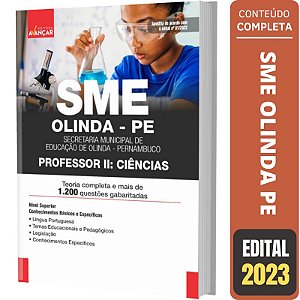 Apostila Concurso Sme Olinda Pe - Professor 2 - Ciências