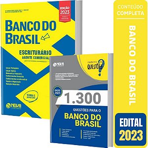 Kit Apostila Concurso Banco Do Brasil Escriturário Agente