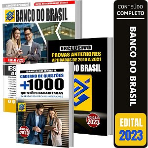 Kit Apostila Banco Do Brasil Escriturário + Testes + Provas