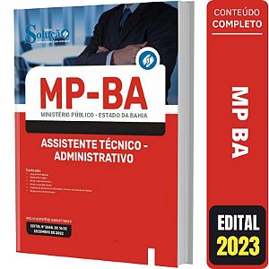 Apostila MP BA - Assistente Técnico - Administrativo