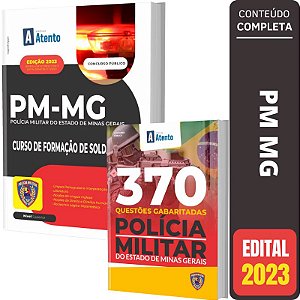 Kit Apostila Pm Mg - Soldados + Caderno De Testes