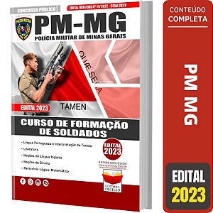 Apostila PM MG 2024 - Curso De Formação De Soldados