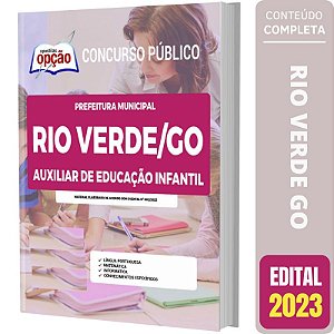 Apostila Rio Verde GO - Auxiliar de Educação Infantil