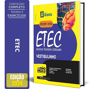 Apostila ETEC 2024 - Escolas Técnicas Estaduais - Vestibulinho