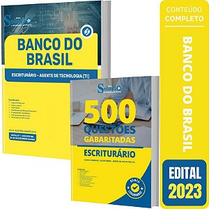 Kit Apostila Banco do Brasil Escriturário Agente Tecnologia