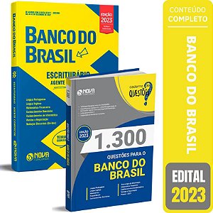 Kit Apostila Escriturário Banco Do Brasil Agente Tecnologia