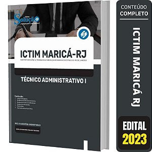 Apostila ICTIM Maricá RJ - Técnico Administrativo 1