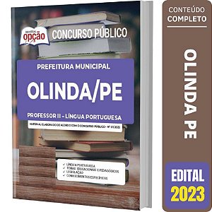 Apostila Olinda PE - Professor 2 – Língua Portuguesa