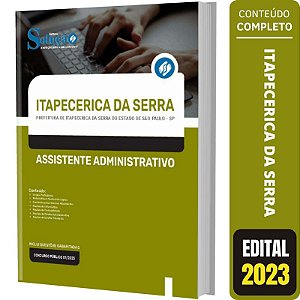 Apostila Itapecerica da Serra SP - Assistente Administrativo
