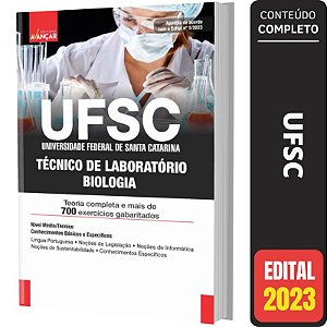 Apostila Concurso Ufsc - Técnico De Laboratório Biologia