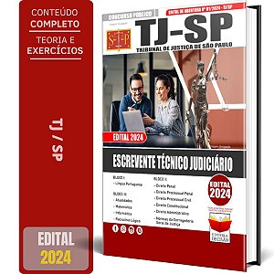 Apostila TJ SP 2024 - Escrevente Técnico Judiciário