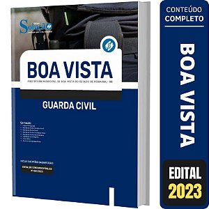 Apostila Prefeitura Boa Vista RR - Guarda Civil