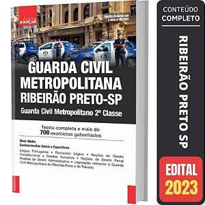 Apostila Gcm Ribeirão Preto Sp - Guarda Metropolitano