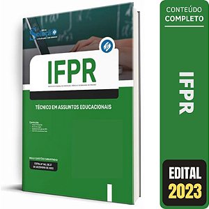 Apostila Concurso IFPR - Técnico em Assuntos Educacionais