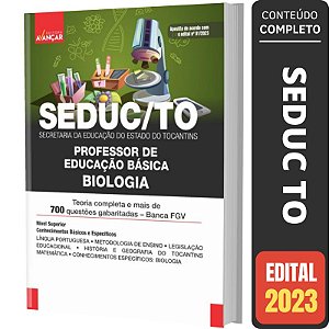 Apostila SEDUC TO - Professor de Educação Básica - Biologia