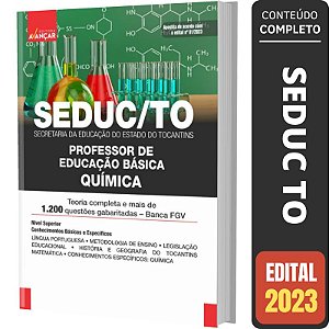 Apostila SEDUC TO - Professor Educação Básica - Química