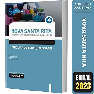 Apostila Nova Santa Rita RS - Auxiliar de Serviços Gerais