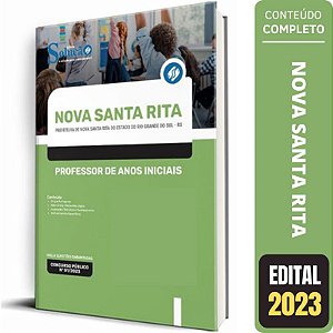 Apostila Nova Santa Rita RS Professor de Anos Iniciais