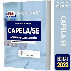 Apostila Prefeitura Capela SE - Agente de Contratação