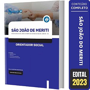 Apostila São João Meriti RJ - Orientador Social