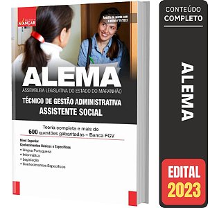 Apostila ALEMA - TÉCNICO DE GESTÃO - ASSISTENTE SOCIAL