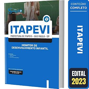 Apostila Itapevi SP- Monitor de Desenvolvimento Infantil