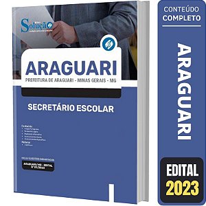 Apostila Concurso Araguari MG - Secretário Escolar