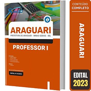 Apostila Prefeitura de Araguari MG - Professor 1