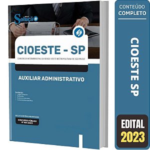 Apostila CIOESTE SP - Auxiliar Administrativo