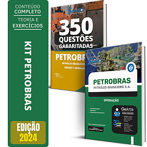 Kit Apostila Petrobras 2024 - Operação + Caderno de Testes