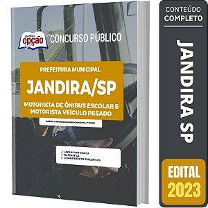 Apostila Concurso Jandira SP - Motorista de Ônibus Escolar