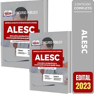 Apostila ALESC - Analista 3 - Graduação em Qualquer Área