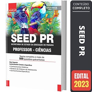 Apostila Concurso Seed Pr - Professor De Ciências
