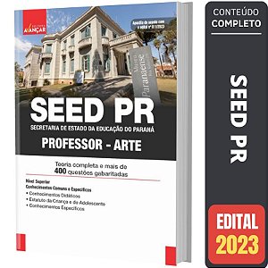 Apostila Concurso Seed Pr - Professor De Arte