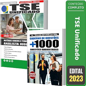 Kit Apostila TSE UNIFICADO -  Analista Judiciário + Testes