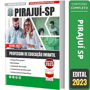 Apostila Pirajuí Sp - Professor De Educação Infantil