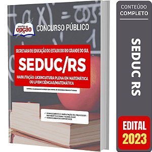 Apostila SEDUC RS - Habilitação ou LP em Ciências/Matemática