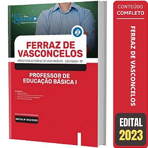 Apostila Ferraz de Vasconcelos - Professor Educação Básica 1