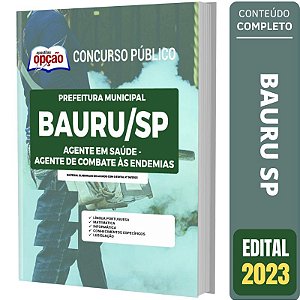 Provimento Efetivo Concursos - Apostila DAE Bauru SP Agente Operacional  Serviços Gerais Ano 2022