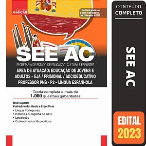 Apostila Concurso SEE AC - Língua Espanhola
