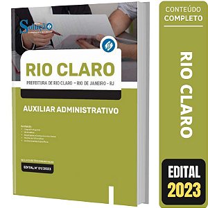 Apostila Prefeotira Rio Claro RJ - Auxiliar Administrativo