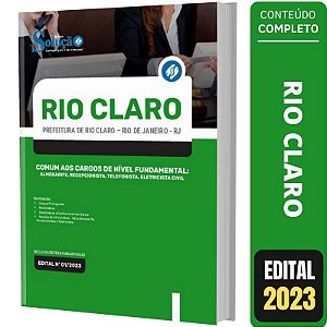 Apostila Prefeotira Rio Claro RJ - Cargos Nível Fundamental